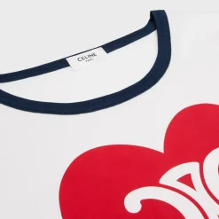 heart triomphe t-shirt in cotton jersey