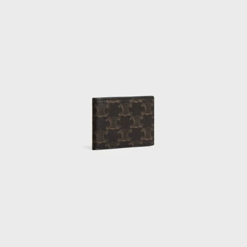 Horizontal card holder in Triomphe Canvas