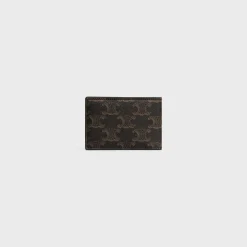 Horizontal card holder in Triomphe Canvas