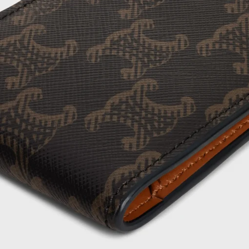 Horizontal card holder in Triomphe Canvas