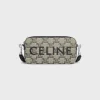 Horizontal pouch in TRIOMPHE CANVAS WITH CELINE PRINT