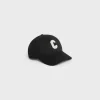 Initial baseball cap in cotton