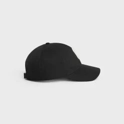 Initial baseball cap in cotton