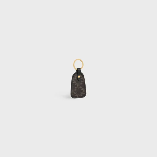 Key holder in Triomphe canvas and calfskin