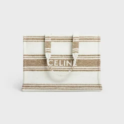 Large Cabas Thais in STRIPED TEXTILE WITH CELINE JACQUARD