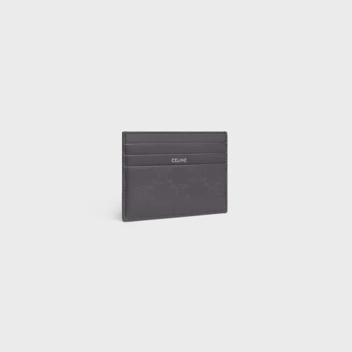 LARGE CARD HOLDER in Calfskin with triomphe embossed