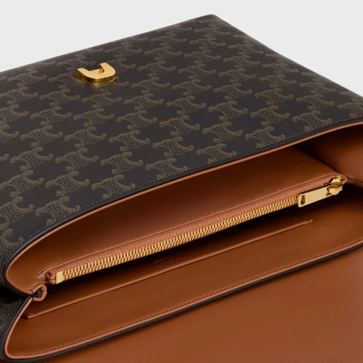 LARGE CELINE VICTOIRE BAG in Triomphe Canvas