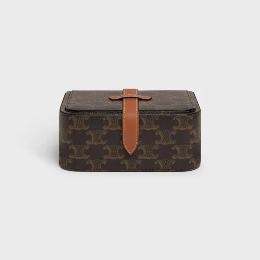 Large Jewels Case in Triomphe Canvas and Calfskin