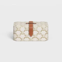 Large Jewels Case in Triomphe Canvas and Calfskin