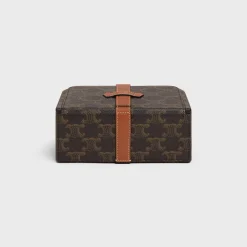 Large Jewels Case in Triomphe Canvas and Calfskin