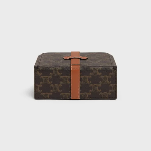 Large Jewels Case in Triomphe Canvas and Calfskin