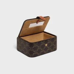 Large Jewels Case in Triomphe Canvas and Calfskin