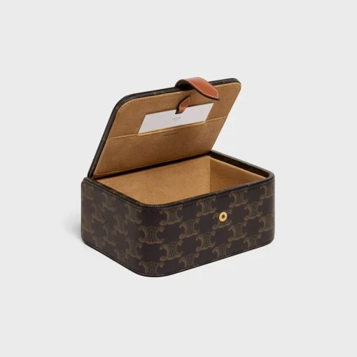 Large Jewels Case in Triomphe Canvas and Calfskin