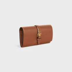 LARGE WALLET CELINE CONTI in SUPPLE CALFSKIN