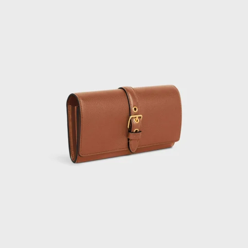 LARGE WALLET CELINE CONTI in SUPPLE CALFSKIN