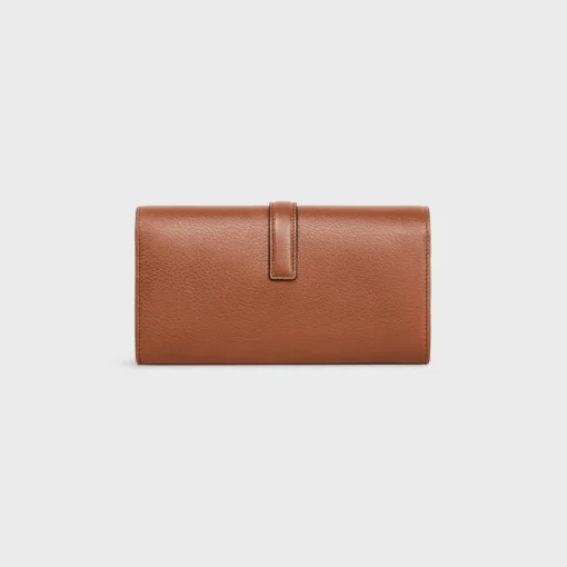 LARGE WALLET CELINE CONTI in SUPPLE CALFSKIN