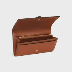 LARGE WALLET CELINE CONTI in SUPPLE CALFSKIN