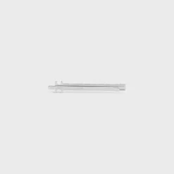 Le Soir Hair Slide in Strass and Brass with Rhodium Finish