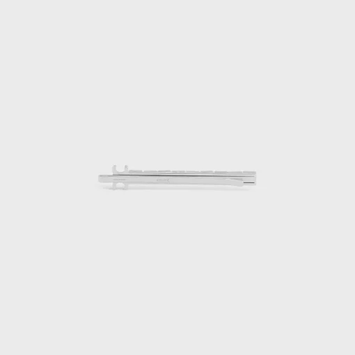 Le Soir Hair Slide in Strass and Brass with Rhodium Finish