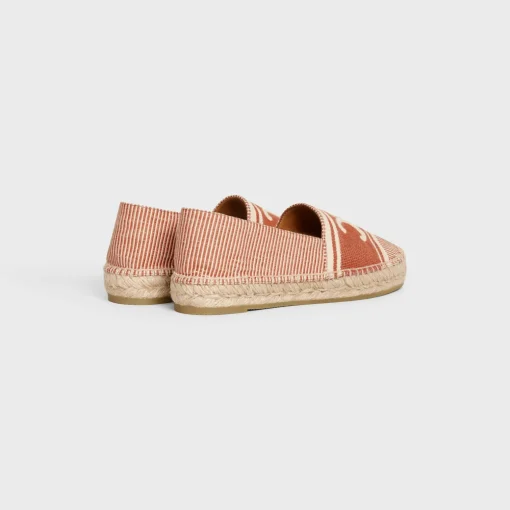 LES ESPADRILLES CELINE in TRIOMPHE JACQUARD CANVAS