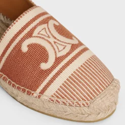 LES ESPADRILLES CELINE in TRIOMPHE JACQUARD CANVAS