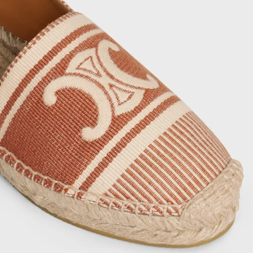 LES ESPADRILLES CELINE in TRIOMPHE JACQUARD CANVAS