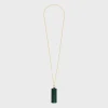 LIPSTICK NECKLACE IN LIZARD