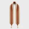 long strap in Shearling and calfskin