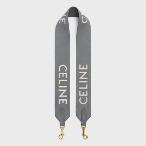 Long Strap in Wool with Celine jacquard
