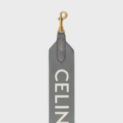 Long Strap in Wool with Celine jacquard
