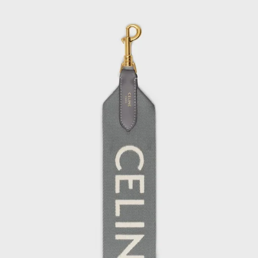 Long Strap in Wool with Celine jacquard