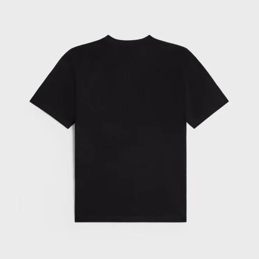 loose celine paris t-shirt in cotton jersey