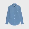 loose shirt in chambray cotton