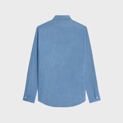 loose shirt in chambray cotton