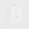 loose shirt in cotton poplin