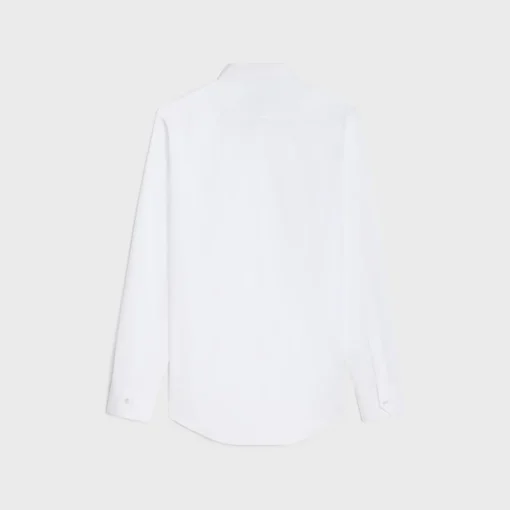 loose shirt in cotton poplin