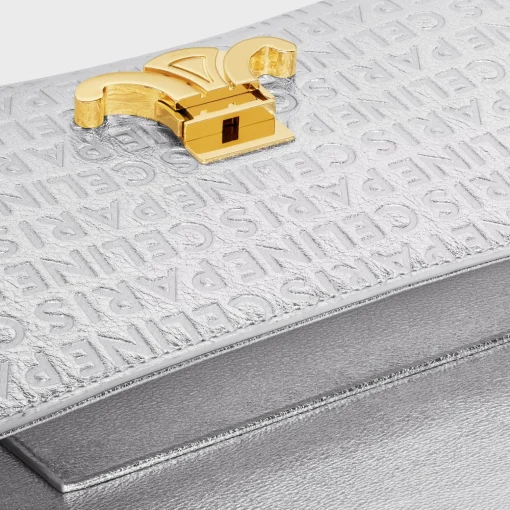 MEDIUM CELINE LOLA BAG in laminated calfskin with celine all-over