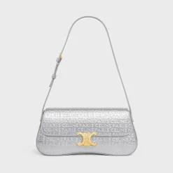 MEDIUM CELINE LOLA BAG in laminated calfskin with celine all-over