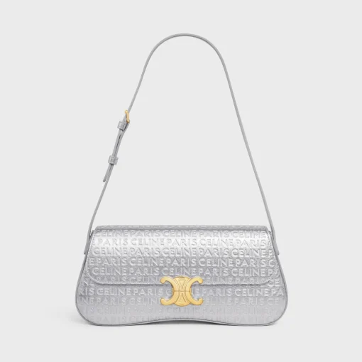 MEDIUM CELINE LOLA BAG in laminated calfskin with celine all-over