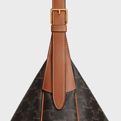 MEDIUM HELOÏSE BAG CUIR TRIOMPHE in TRIOMPHE CANVAS & CALFSKIN