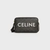 Medium Messenger Bag in Triomphe Canvas with Celine Print