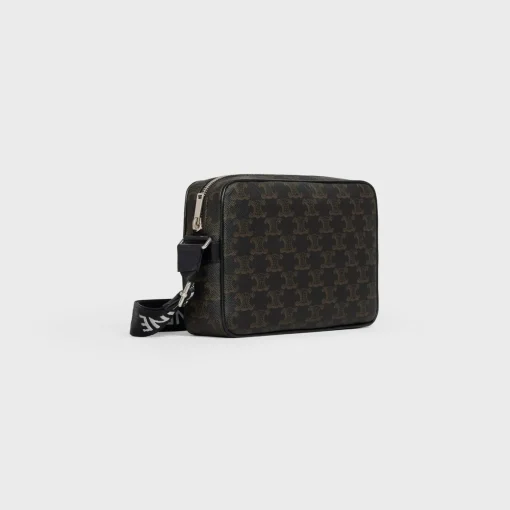 Medium Messenger bag in Triomphe Canvas