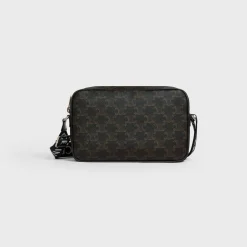 Medium Messenger bag in Triomphe Canvas