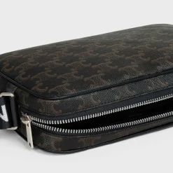 Medium Messenger bag in Triomphe Canvas