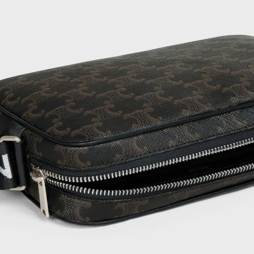 Medium Messenger bag in Triomphe Canvas