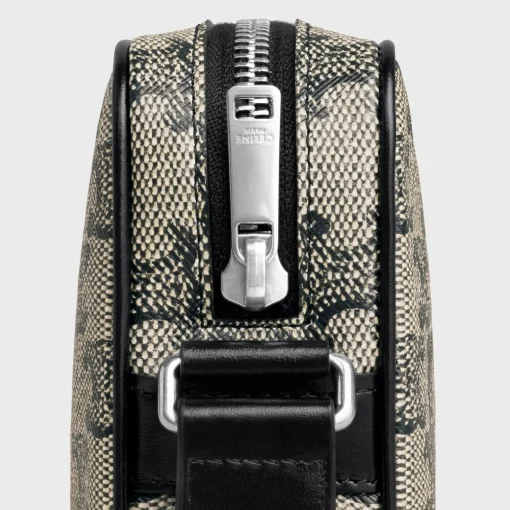Medium Messenger Bag in TRIOMPHE CANVAS WITH CELINE PRINT