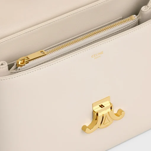 MEDIUM NINO BAG in shiny calfskin