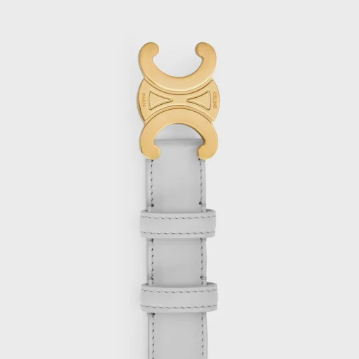 Medium Triomphe Belt in Taurillon Leather