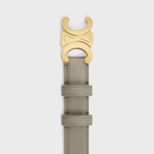 Medium Triomphe Belt in Taurillon Leather