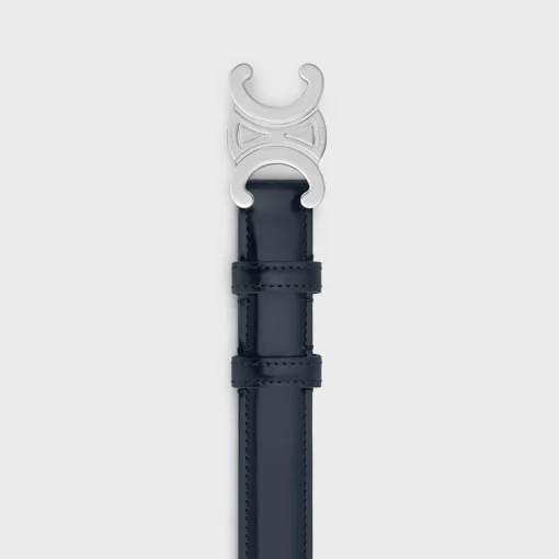 Medium Triomphe Belt in Taurillon Leather